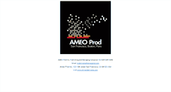 Desktop Screenshot of ameoprod.com