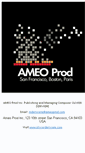 Mobile Screenshot of ameoprod.com