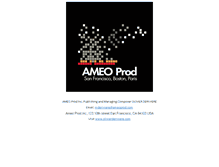 Tablet Screenshot of ameoprod.com